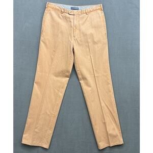 Peter Millar Pants Mens 33x32 Peach Colored Pima Cotton Chino
